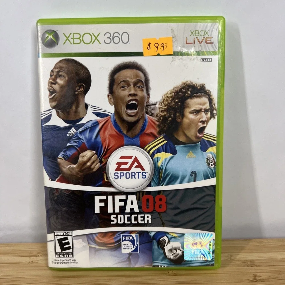 FIFA Soccer 08 (Microsoft Xbox 360, 2007).  Case And Disc Only‎